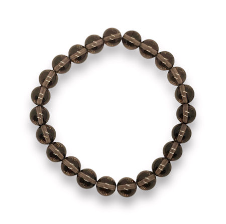 Smokey Quartz Bead Bracelet